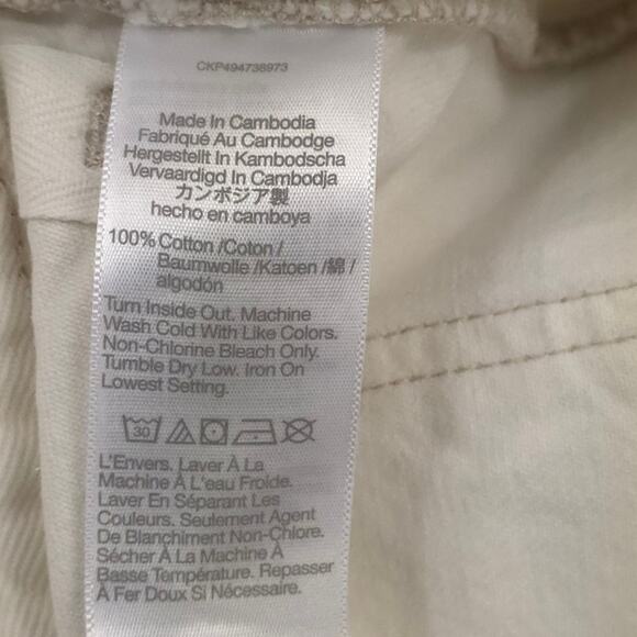 Madewell The Darted Barrel Leg Jean Vintage Canvas Cream - Picture 9 of 10